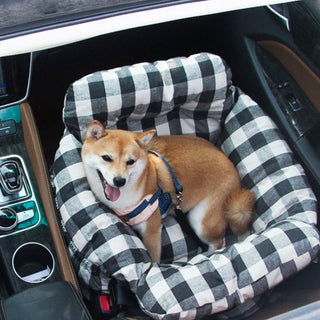 Portable Leisure Outing Dog & Cat Bolster Large Dog Car Seat Bed