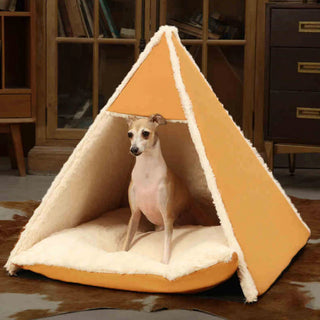 Triangle Large Space Warm Skin-Friendly Camping Dog & Cat Tent Bed