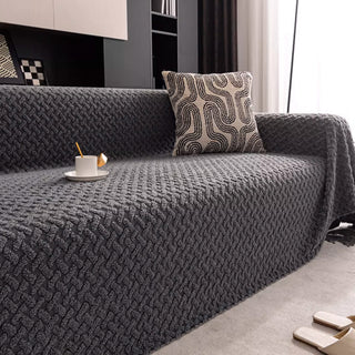 Luxurious Woven Texture Sofa Cover