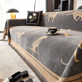 Safari Elegance Anti-Pilling Sofa Cover